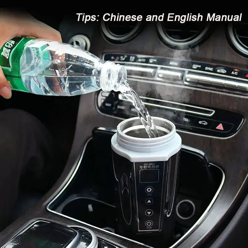 Temp Display Car Thermos for Travelers