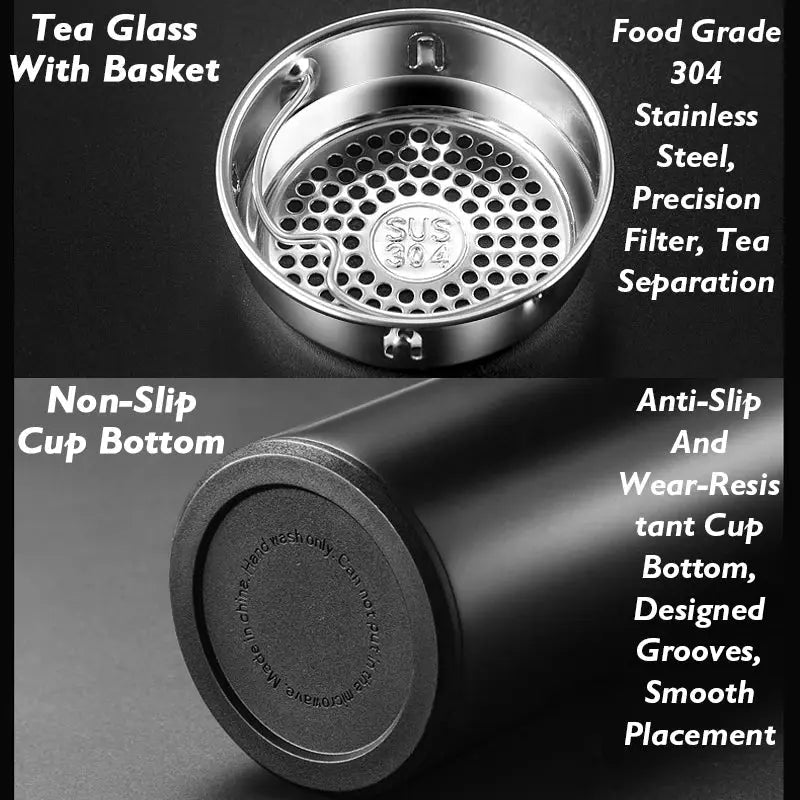 Temp Display Thermos Cup for Travel