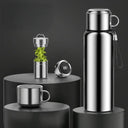 Temperature Display Vacuum Cup for Tea