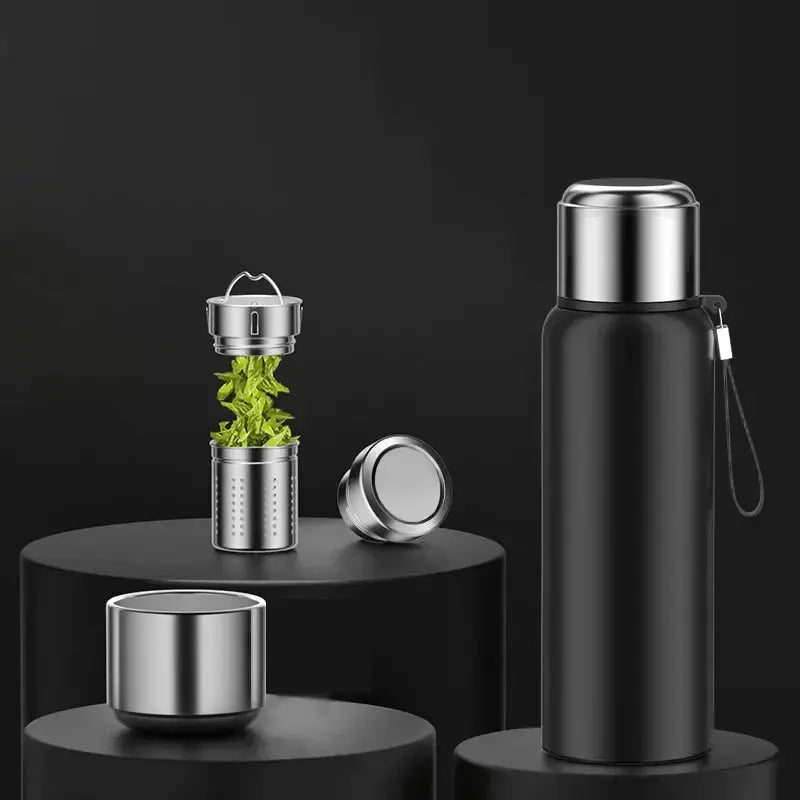 Temperature Display Vacuum Cup for Tea
