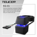 Teucer Colorful LED Desktop Switch Extension Cable