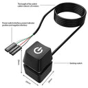 Teucer Colorful LED Desktop Switch Extension Cable