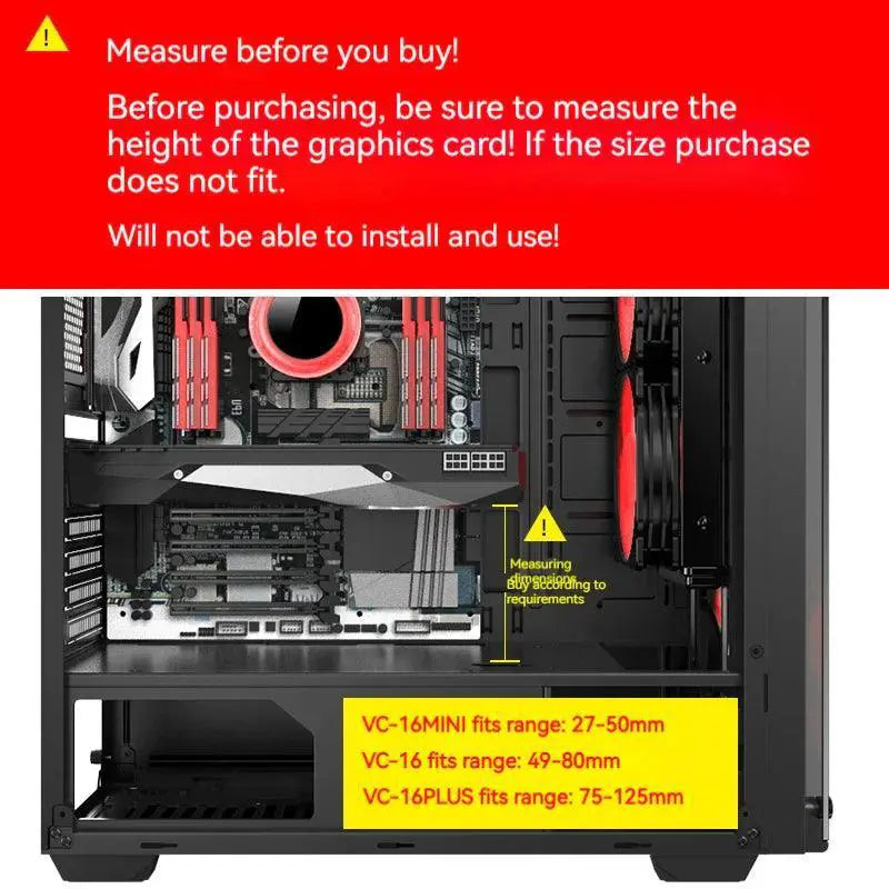 TEUCER VC Graphics Card Holder For Enhanced Gaming Setup