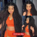 Tewjig Wig for Women: Deep Wave Volume