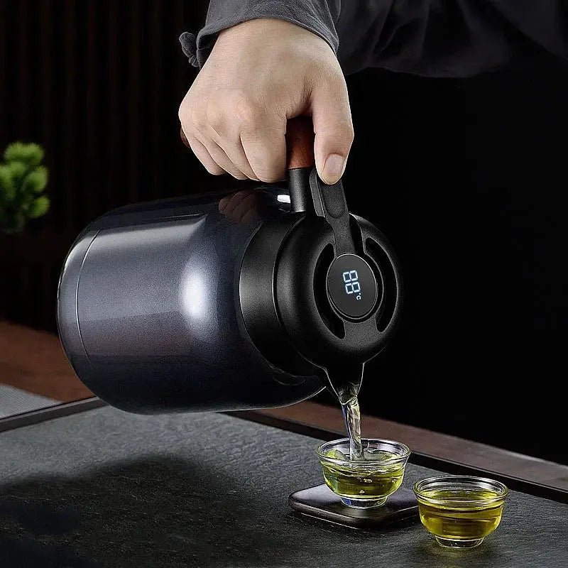 Thermos Bottle with Temp Display for Tea