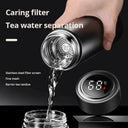 Thermos Tea Mug With Temperature Display