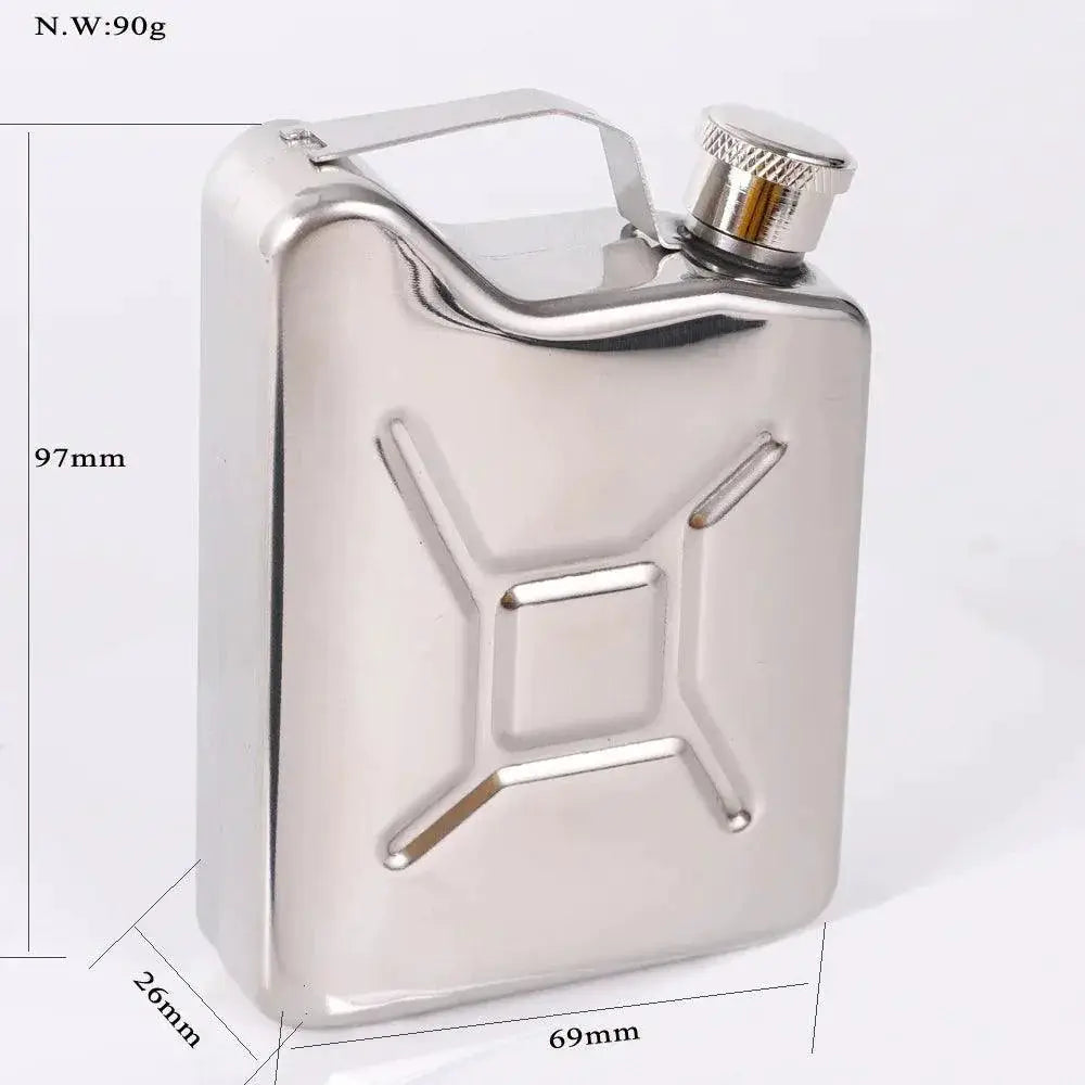 Thickened Stainless Steel 5 Oz Portable Outdoor Wine Set