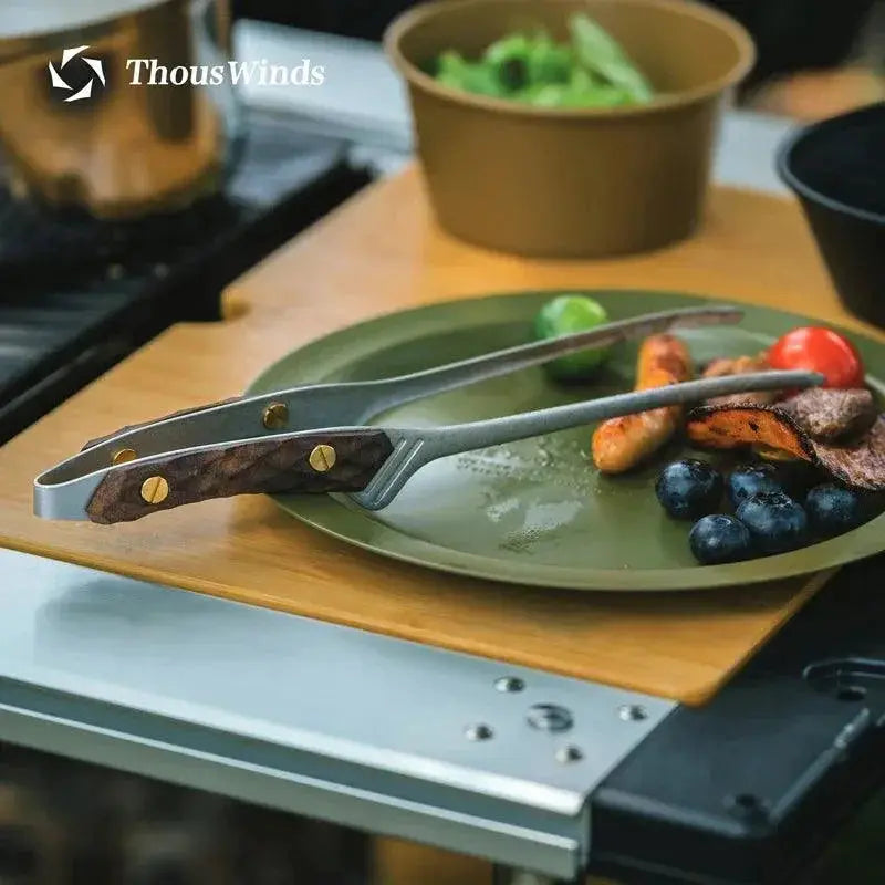 Thous Winds Stainless Steel Camping Tongs For Outdoor Use - OurLum.com