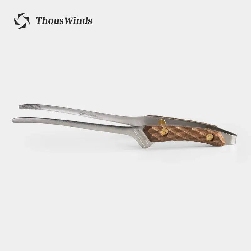 Thous Winds Stainless Steel Camping Tongs For Outdoor Use - OurLum.com