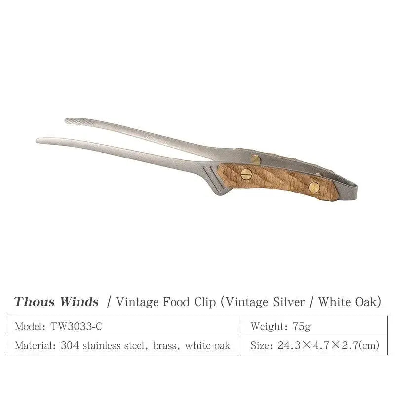 Thous Winds Stainless Steel Camping Tongs For Outdoor Use - OurLum.com