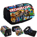 Three-Piece Set of 3D Printing Roblox School Bag Backpack