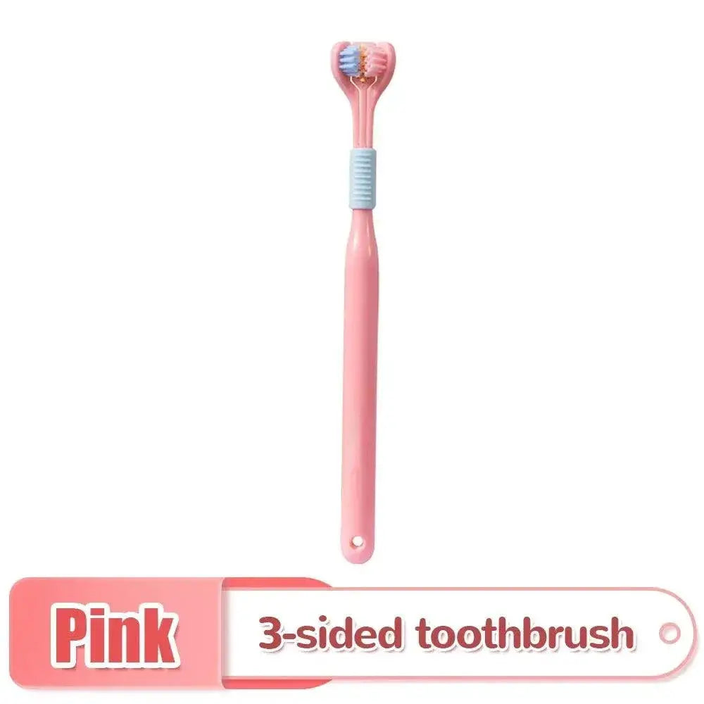 Three Sided Adult Toothbrush Superior Oral Care Tool