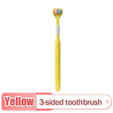 Three-Sided Toothbrush for Adults Clean