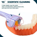 Three-Sided Toothbrush for Adults Clean
