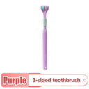 Three-Sided Toothbrush for Adults Clean