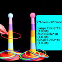 Throwing Ferrule Stacking Toy Colorful Interactive Game Fun