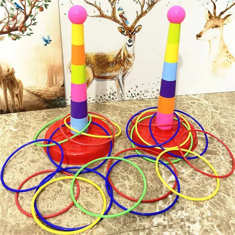 Colorful Throwing Ferrule Stacking Toy For Kids Interactive