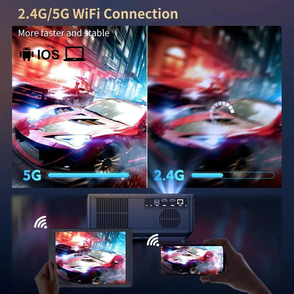 ThundeaL Full HD WiFi Projector For Home Cinema Use