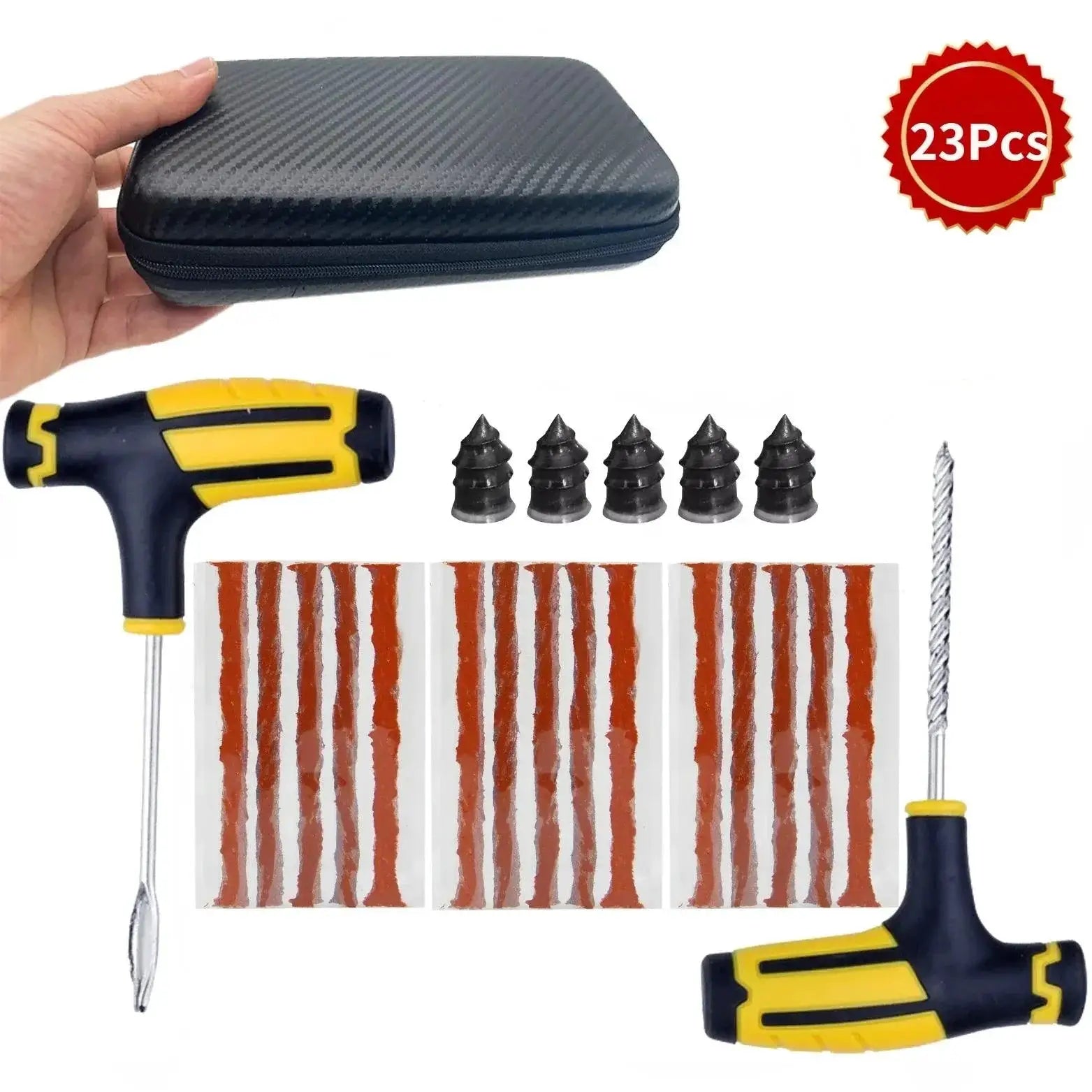 Tire Repair Kit Quick Fix For Punctures Tool Set Emergency