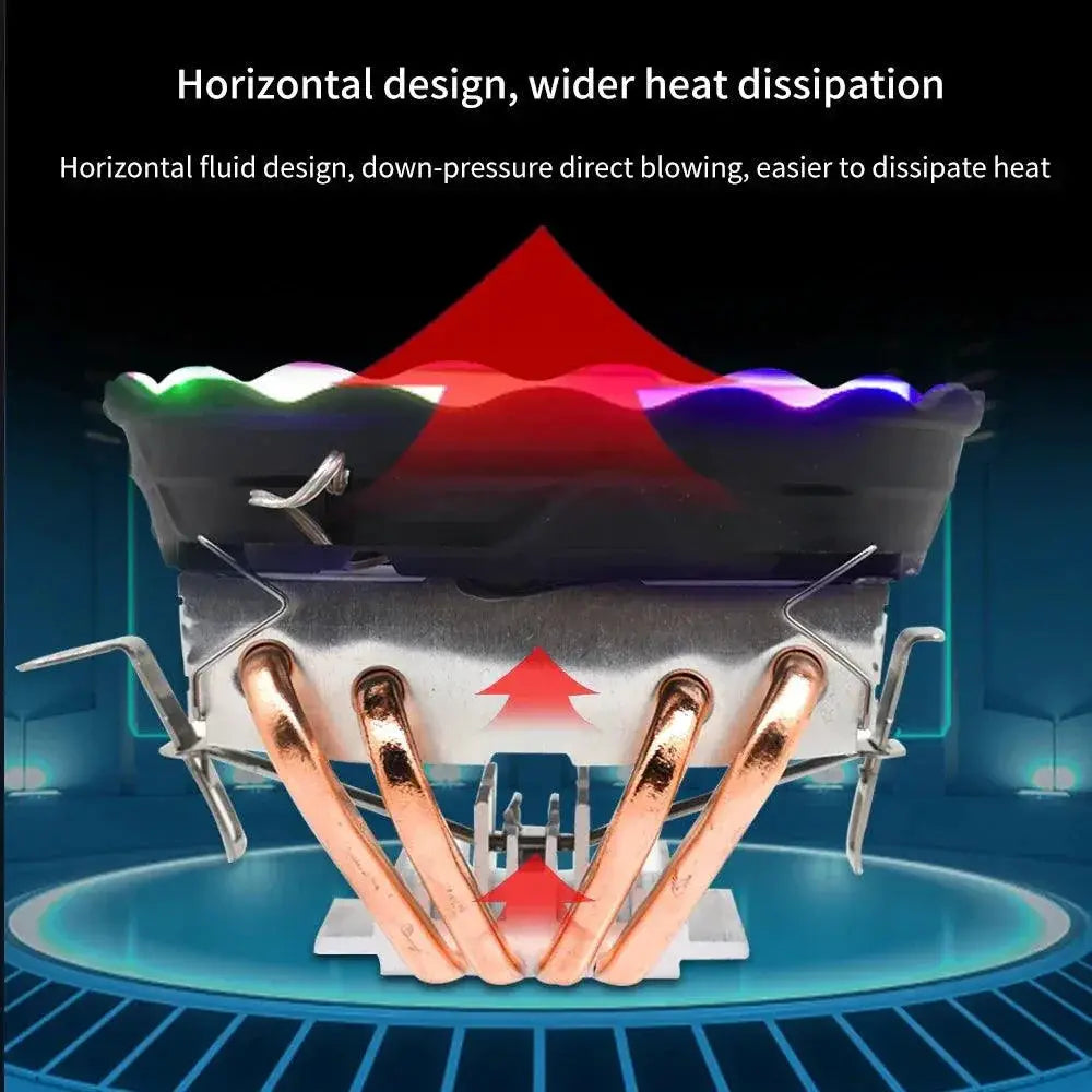 TISHRIC CPU Cooler Enhanced Performance Cooling Solution