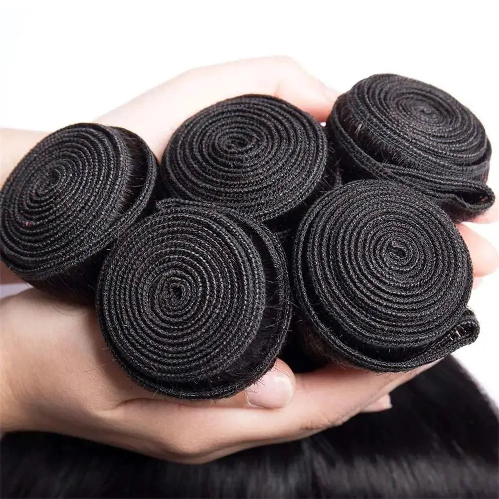Brazilian Straight Human Hair Bundles Fast Delivery France
