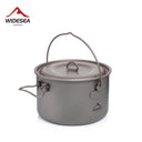 Titanium Camping Cookware Set for Outdoor Cooking 1.3L