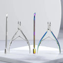 Titanium Skeleton Manicure Set for Precision Nail Care
