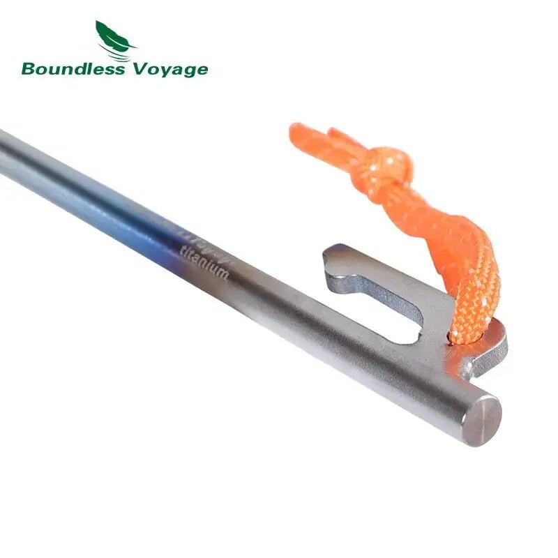 Titanium Tent Stakes for Campers Secure