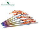 Titanium Tent Stakes for Campers Secure