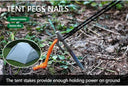 Titanium Tent Stakes for Campers Secure