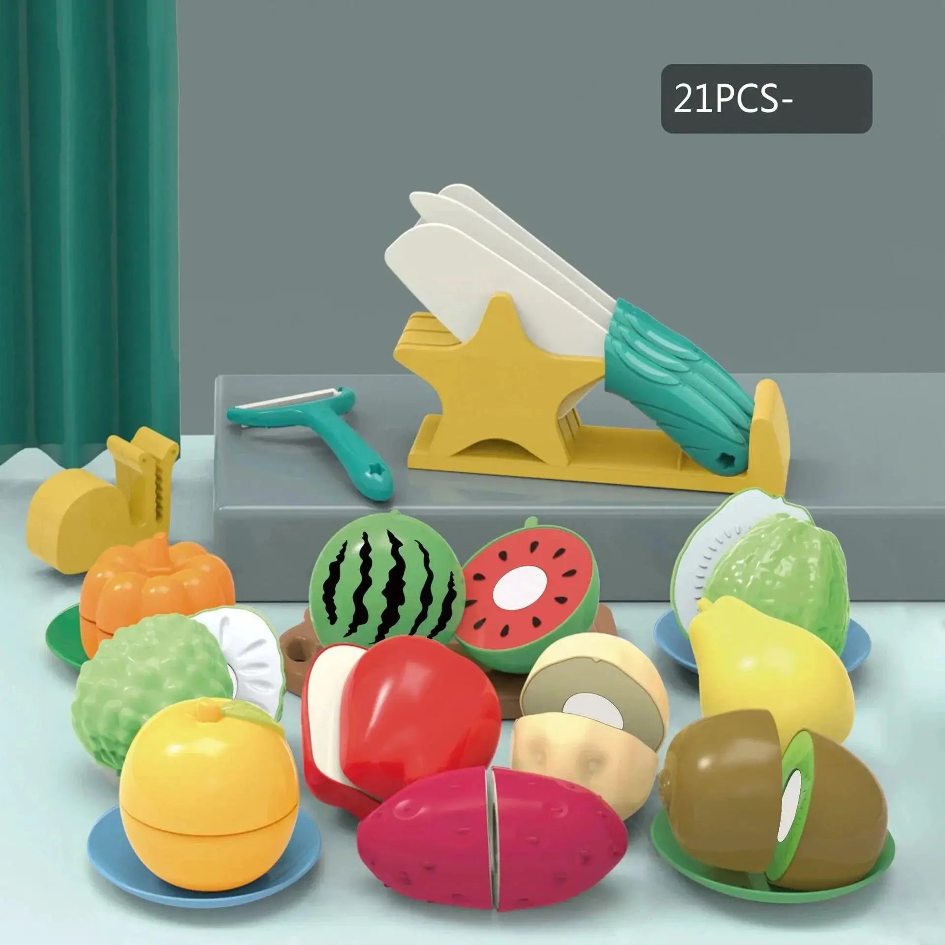 Toddler Pretend Play Kitchen Set with Pots and Pans Toys