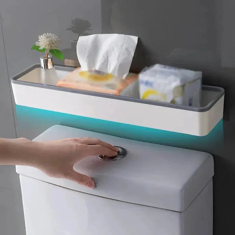 Wall Mounted Toilet Storage Cabinet Organizer Clutter Free