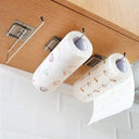 Toilet Paper Holder: Stainless Steel Bathroom Kitchen Organizer