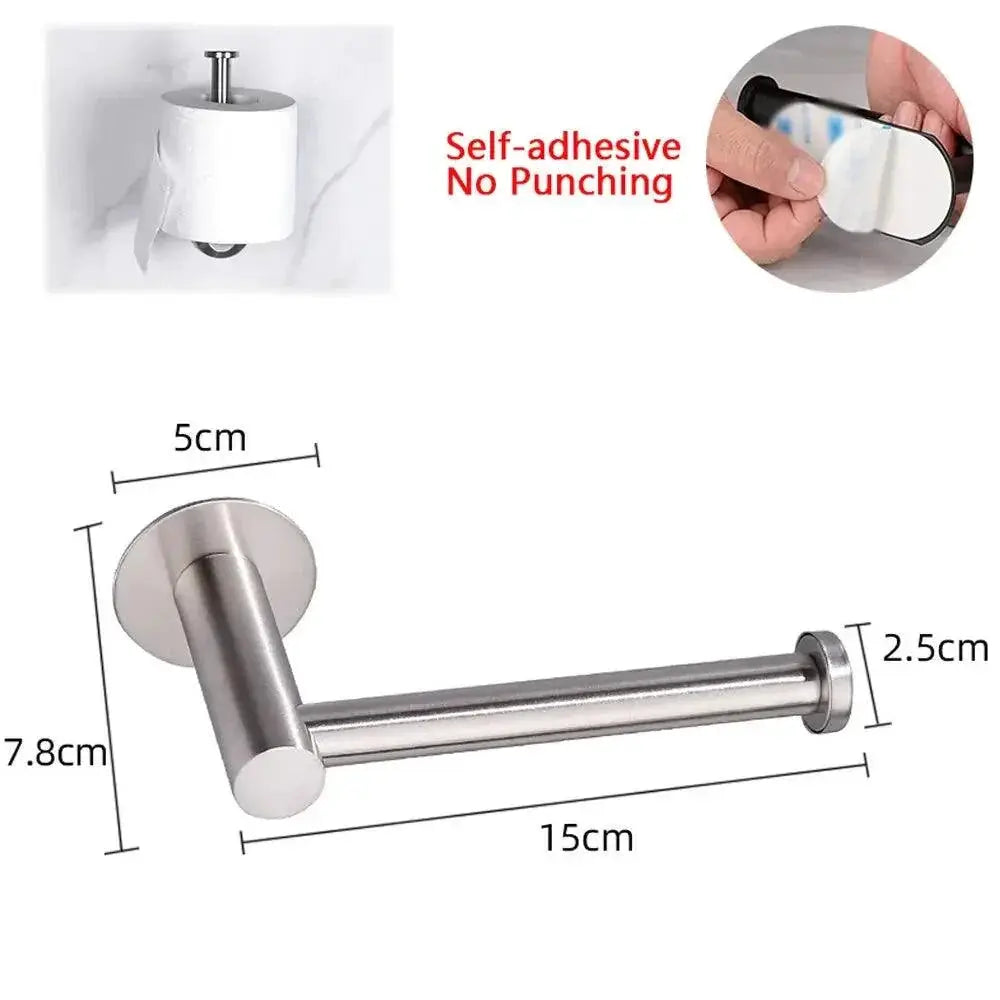 No-Drill Toilet Paper Holder for Baths — product view 9