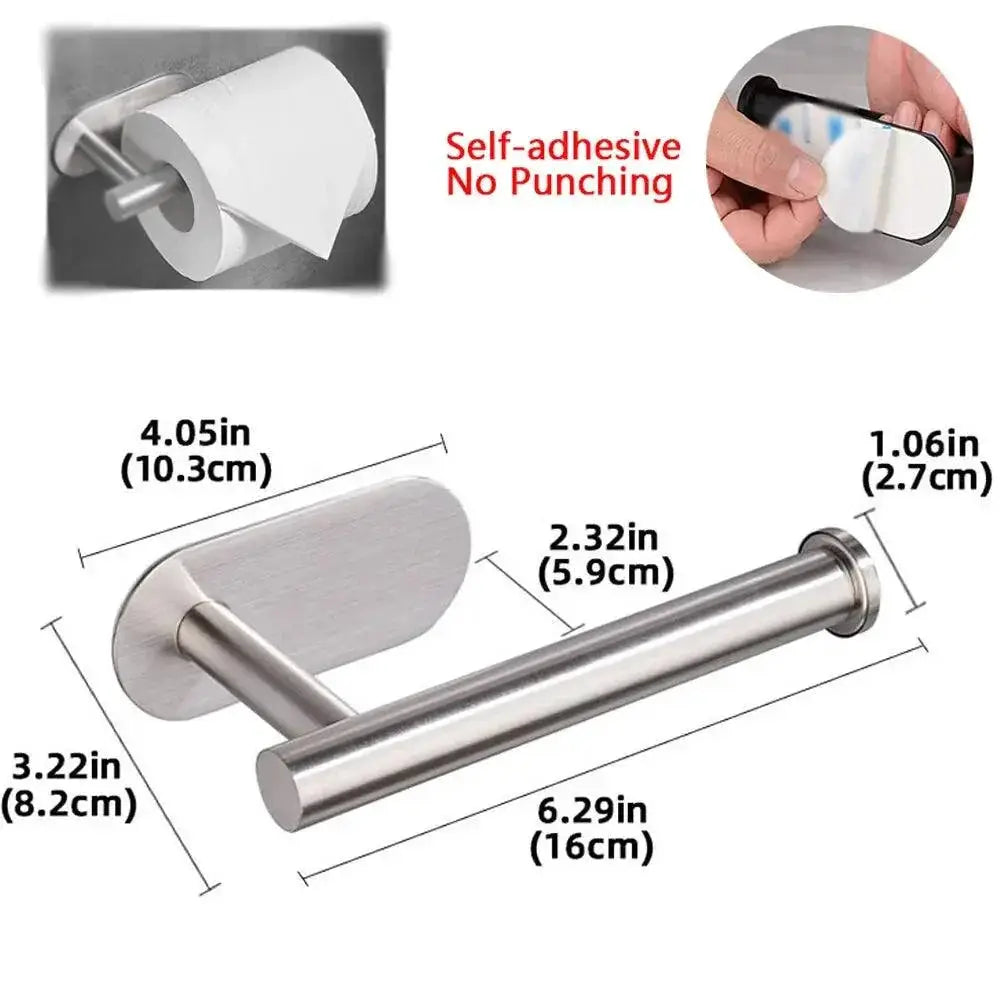 Stainless Steel Toilet Paper Holder Towel Dispenser