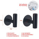 Toilet Paper Holder Wall Mount Rustproof Adhesive Rack Steel