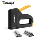 TOLESA Manual Staple Gun with 1200 Staples for DIY Projects