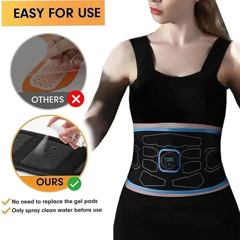 Toned Abs EMS Belt for Home Workouts