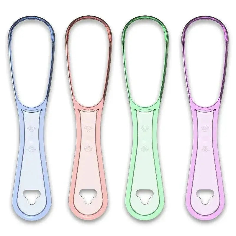 Tongue Cleaner Professional Reusable Multicolor Scraper