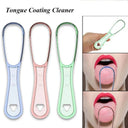 Tongue Cleaner Professional Reusable Multicolor Scraper