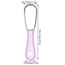 Tongue Cleaner Professional Reusable Multicolor Scraper