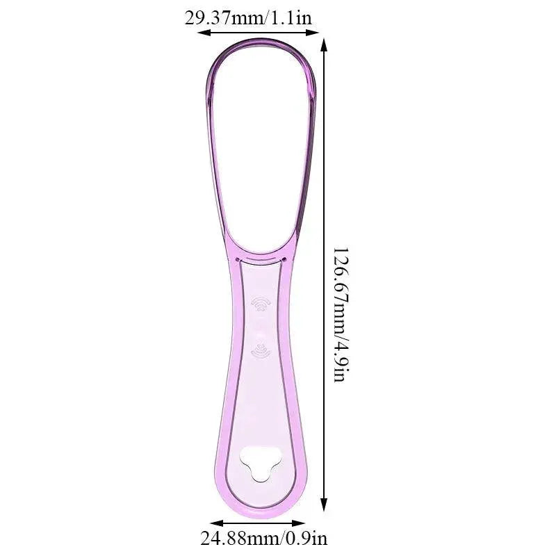 Tongue Cleaner Professional Reusable Multicolor Scraper