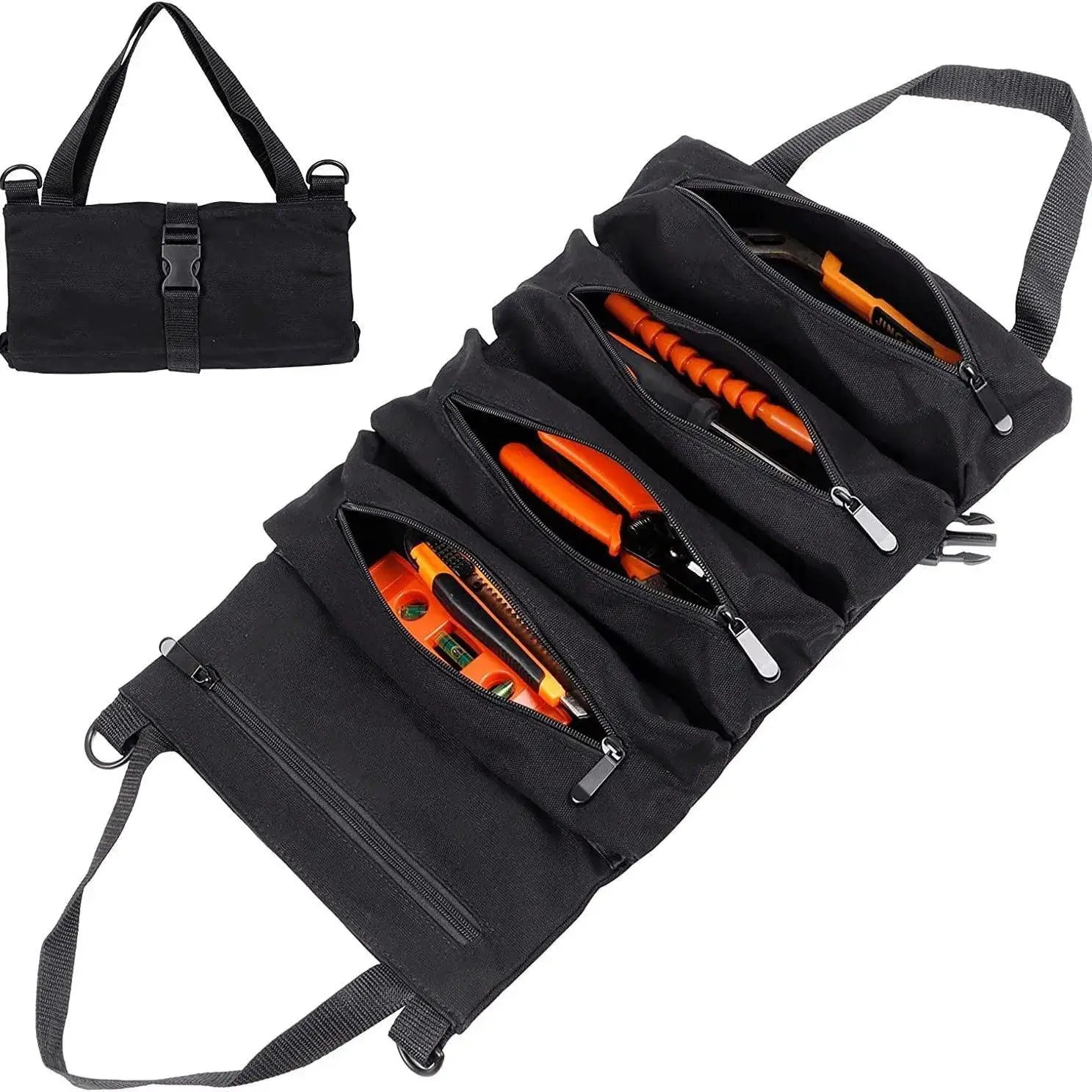 Tool Roll Up Organizer Bag Durable Nylon And Portable