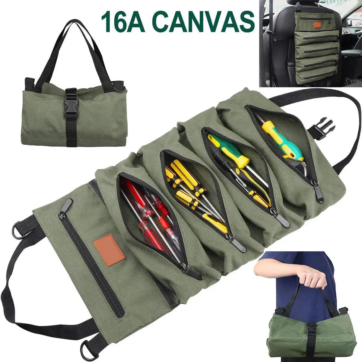 Durable Tool Roll Up Bag for DIY Pros — product view 8