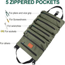 Durable Tool Roll Up Bag for DIY Pros