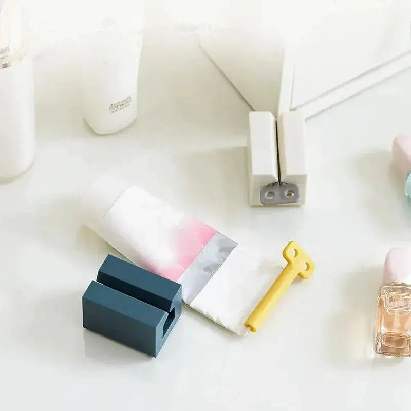 Toothpaste Squeezer With Silicone Base For Tidy Bathroom