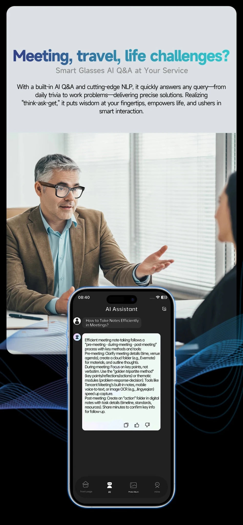 Real-Time Translation Glasses for Edition AB — product view 18