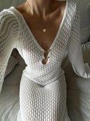 Elegant Beach Cover Up Dress for Women