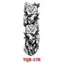 Totem Geometric Waterproof Tattoo Sleeves Vibrant Arm Stickers