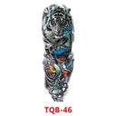 Totem Geometric Waterproof Tattoo Sleeves Vibrant Arm Stickers